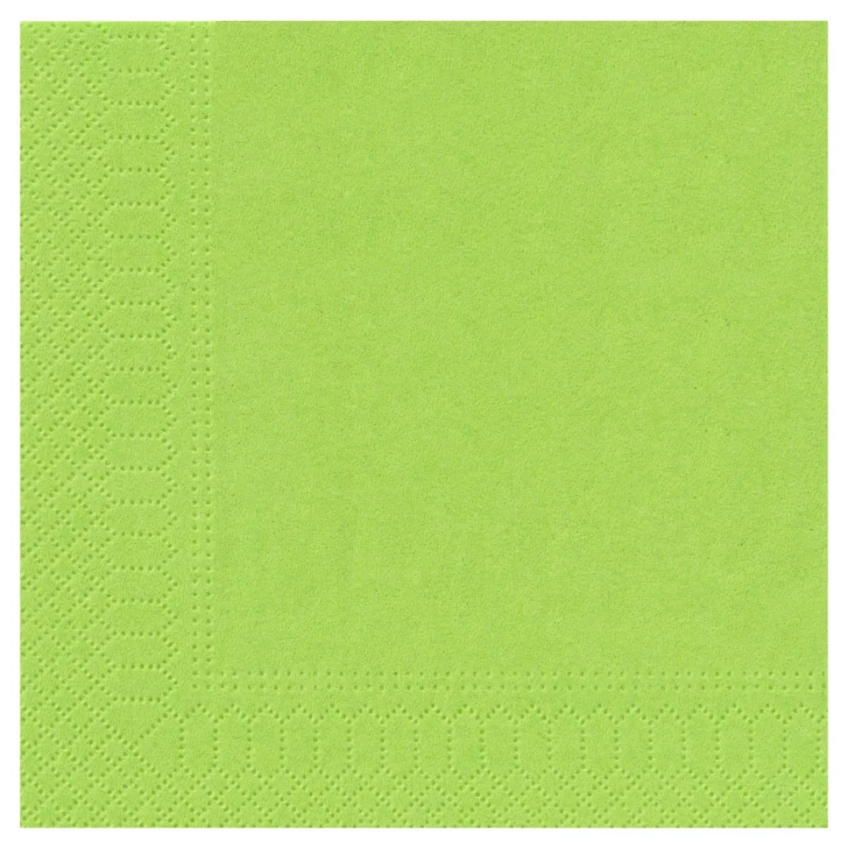 Serviette ouate 39x39 Pistache (100)