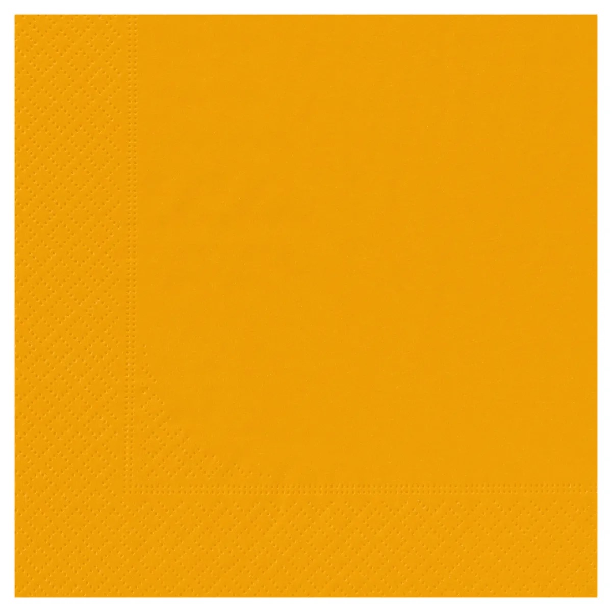 Serviette ouate 39x39 Jaune soleil (100)