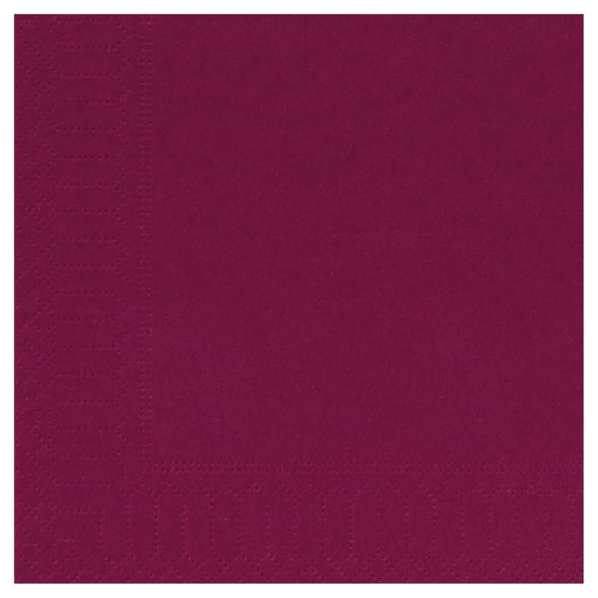 Serviette ouate 39x39 Framboise (100)