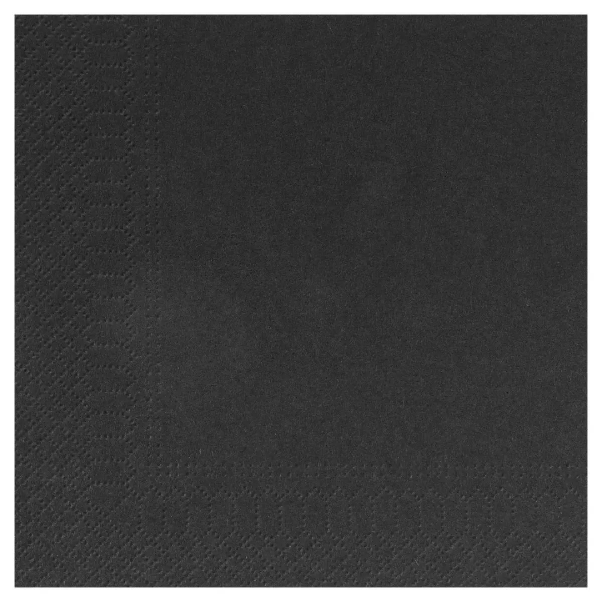 Serviette ouate 39x39 Noire (100)