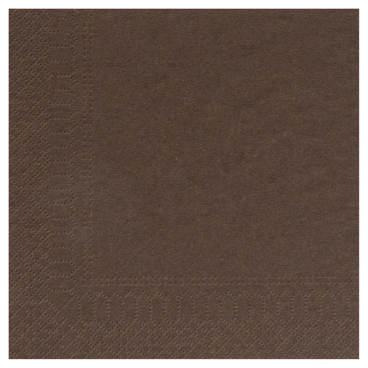 Serviette ouate 39x39 Chocolat (100)