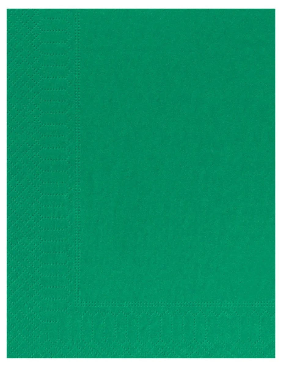 Serviette ouate 39x39 Vert lumière (100)