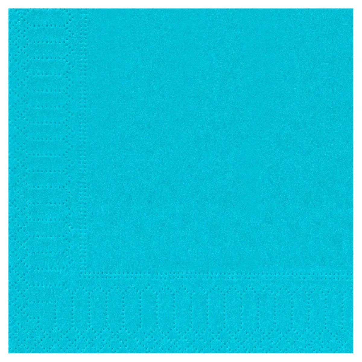 Serviette ouate 39x39 Turquoise (100)